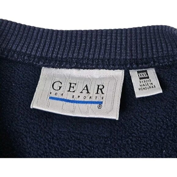 VTG 90s Syracuse University Reverse Weave Crewneck Sweatshirt Size XXXL 3XL Blue - Picture 7 of 13